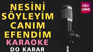 NESİNİ SÖYLEYİM CANIM EFENDİM Karaoke Altyapı Türküler | Do Resimi