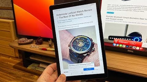 TCL Tab 8 LE Android tablet demo