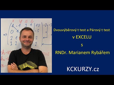 Video: Kdy použít wilcoxon vs t test?