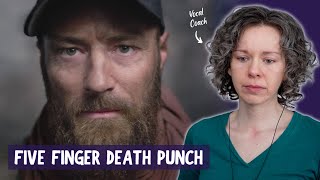 First-time reaction to Five Finger Death Punch - Vocal Analysis of 