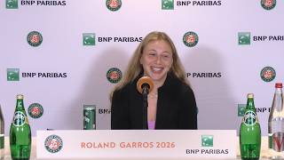 Roland-Garros 2026 - Amanda Anisimova: “I’m hoping to get pushed a bit more”