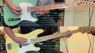 Download Lagu The Whitest Boy Alive - Burning (Guitar Cover \u0026 Bass Cover w/ Tabs) MP3