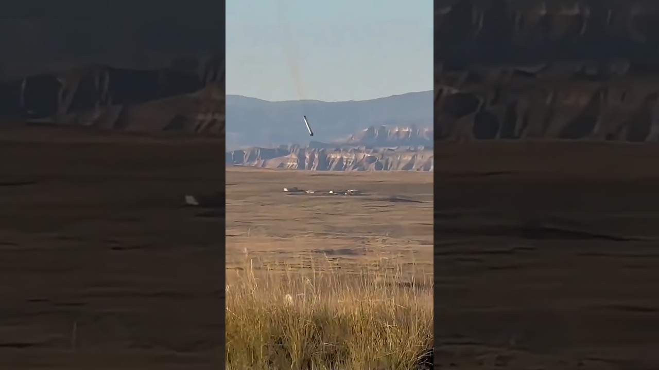 Massive Explosion! Chinese Rocket Crashes in Qinghai