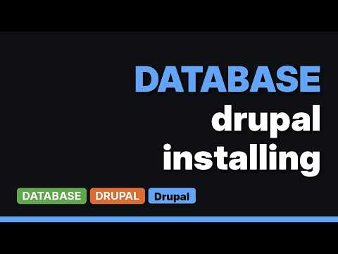 Drupal: SQL And Drupal skips admin set up