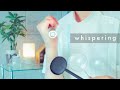 ASMR (Eng Sub) Eye Exam Roleplay | Water sounds in the background