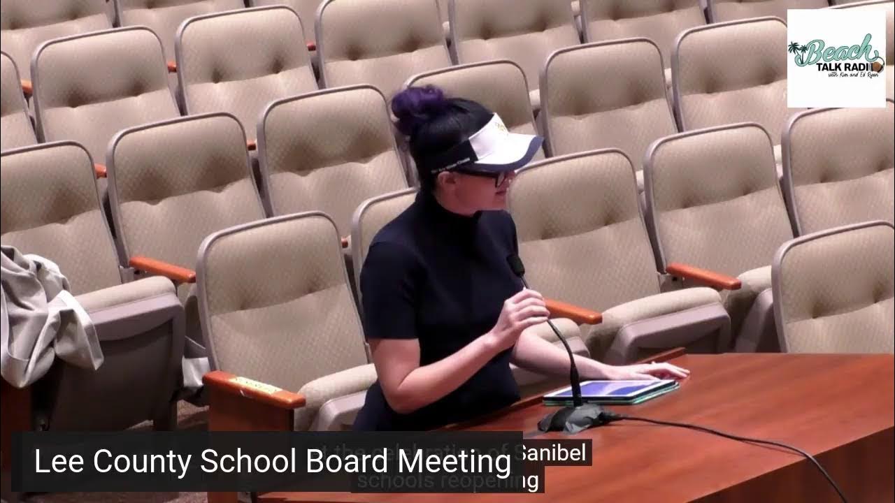Lee County School Board Meeting - YouTube - Vanessa Chaviano Lee County School Board