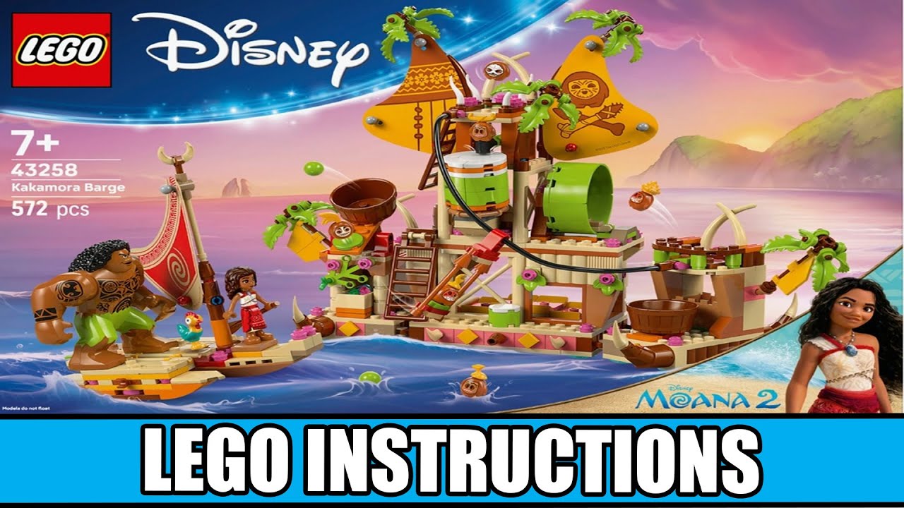 Disney - Kakamora Barge - Moana 2 LEGO instructions