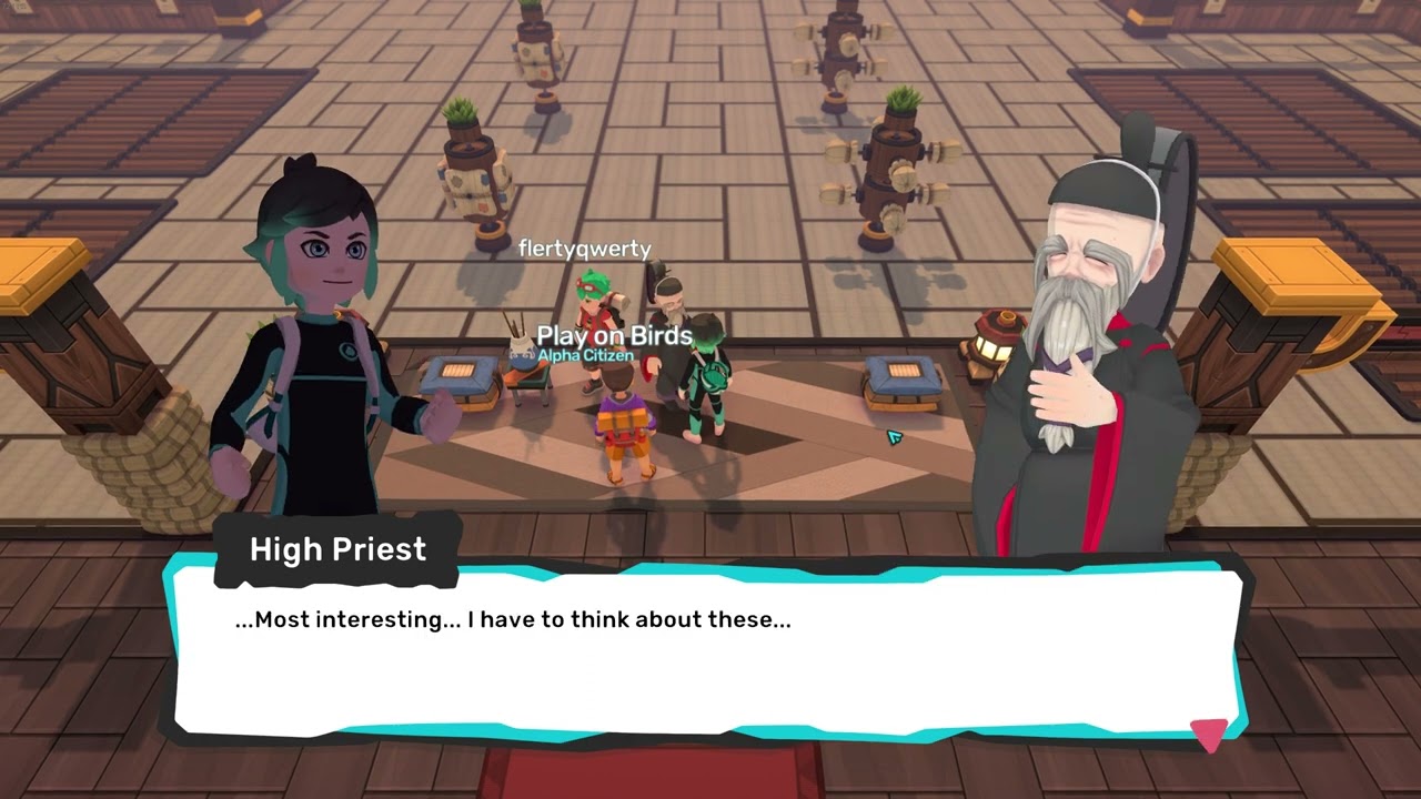 Temtem - Return to the High Priest with Answered Koans - Through a Gate Darkly Quest