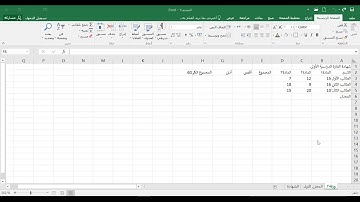 برنامج أكسل - إدراج المخططات البيانية - ICDL