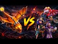 Dragon vs Heroes: The Ultimate Clash! 🔥 | Clash of Clans