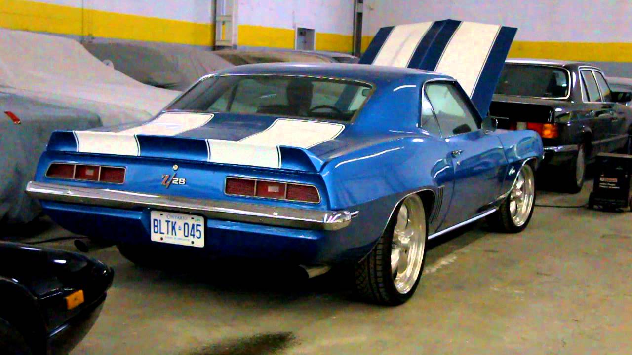 North York Masters 2012 1969 Camaro Z28 Tribute Car Revving From The Interior