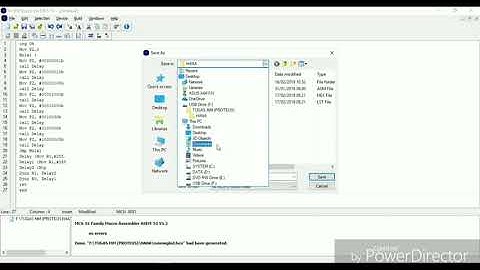 Project Aorkom Running LED Menggunakan Proteus