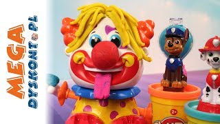Psi Patrol & Clown Play Doh - Klaun - Bajki I Kreatywne Zabawki Dla Dzieci