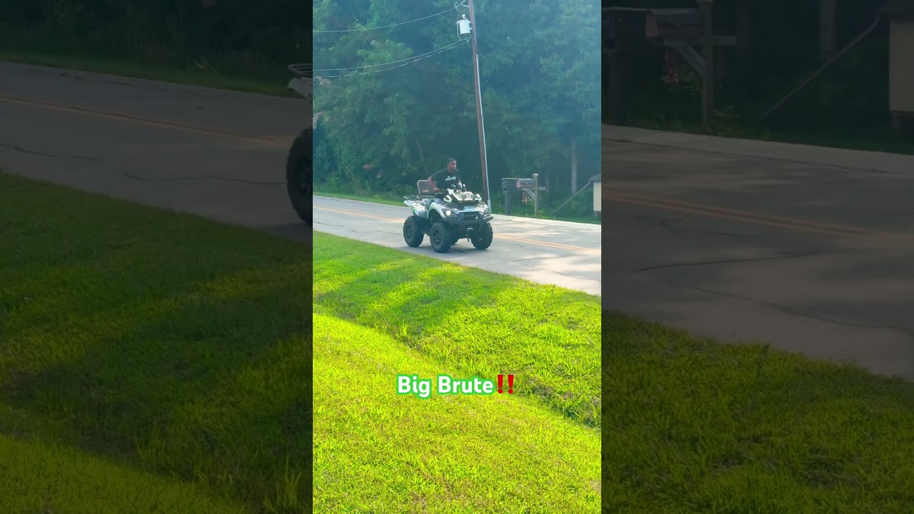#Kawasaki #Brute #Force #750 has that snatching #power ! #rider #quad #4x4