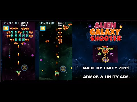Alien Galaxy Shooter unitysourcecode.in