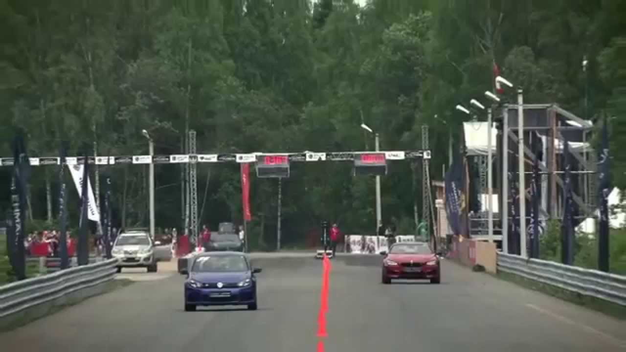 VW Golf R vs BMW M6 vs Lamborghini Gallardo LP560 vs Mercedes CLS 63 AMG