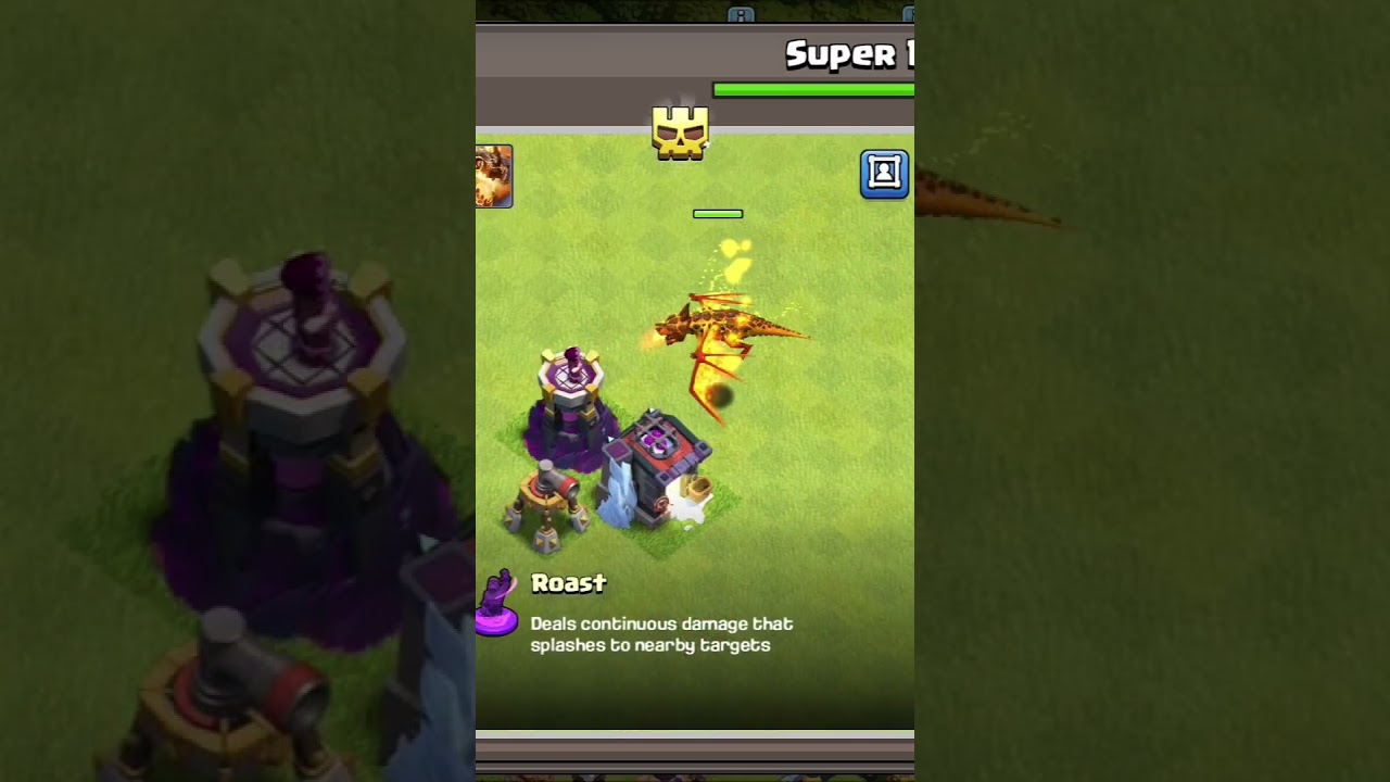 clash of clans super dragon level 9👹🔥💯🥵🙀💥