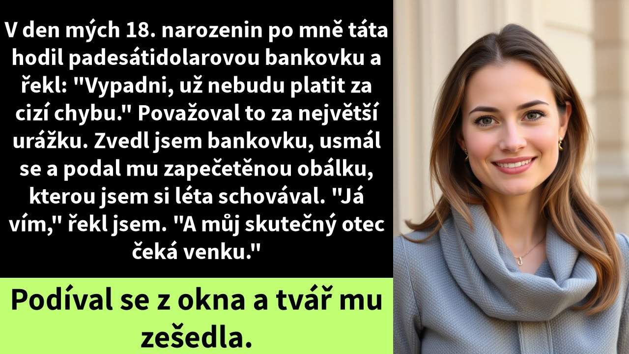 Měl jsem osmnácté narozeniny a jediné, co jsem dostala, byla padesátidolarovka, kterou mi muž, který mě vychoval, hodil do obličeje. „Ať vypadnu,“ řekl, „protože už nechce živit cizí chybu.“ Stál...