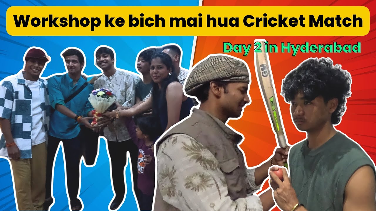 WORKSHOP KE BICH MEIN HUA CRICKET MATCH 🕺❌ 🏏✅ | ANIKET CHAUHAN VLOGS | 