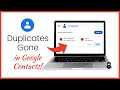 How to Merge Duplicate Contacts in Google Contacts