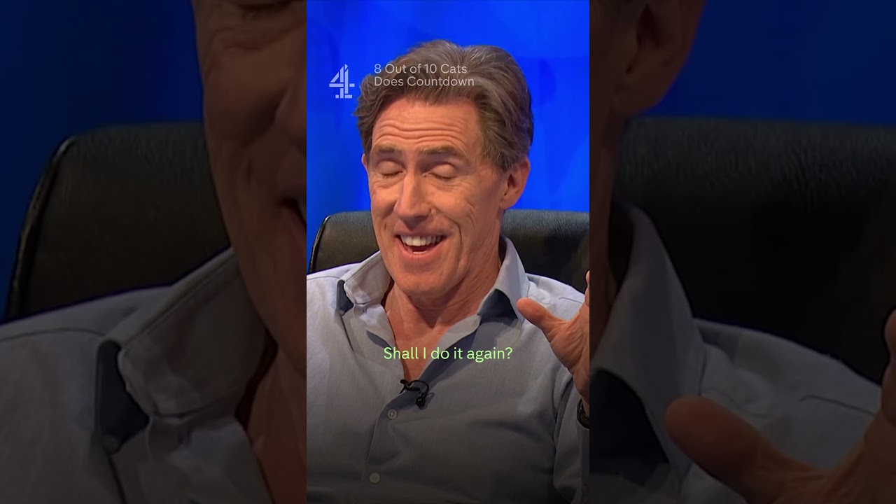 Rob Brydon doesn't do this party trick anymore #CatsDoesCountdown