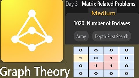 1020. Number of Enclaves | Day 3 P1 Graph Theory Study Plan | LeetCode