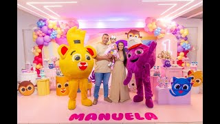 Festa Infantil da Manuela 1 Ano I O Filme I Tema Bolofofos I Casa de Festas Parabéns