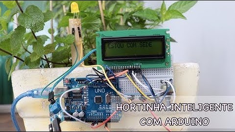 Horta inteligente usando ARDUINO