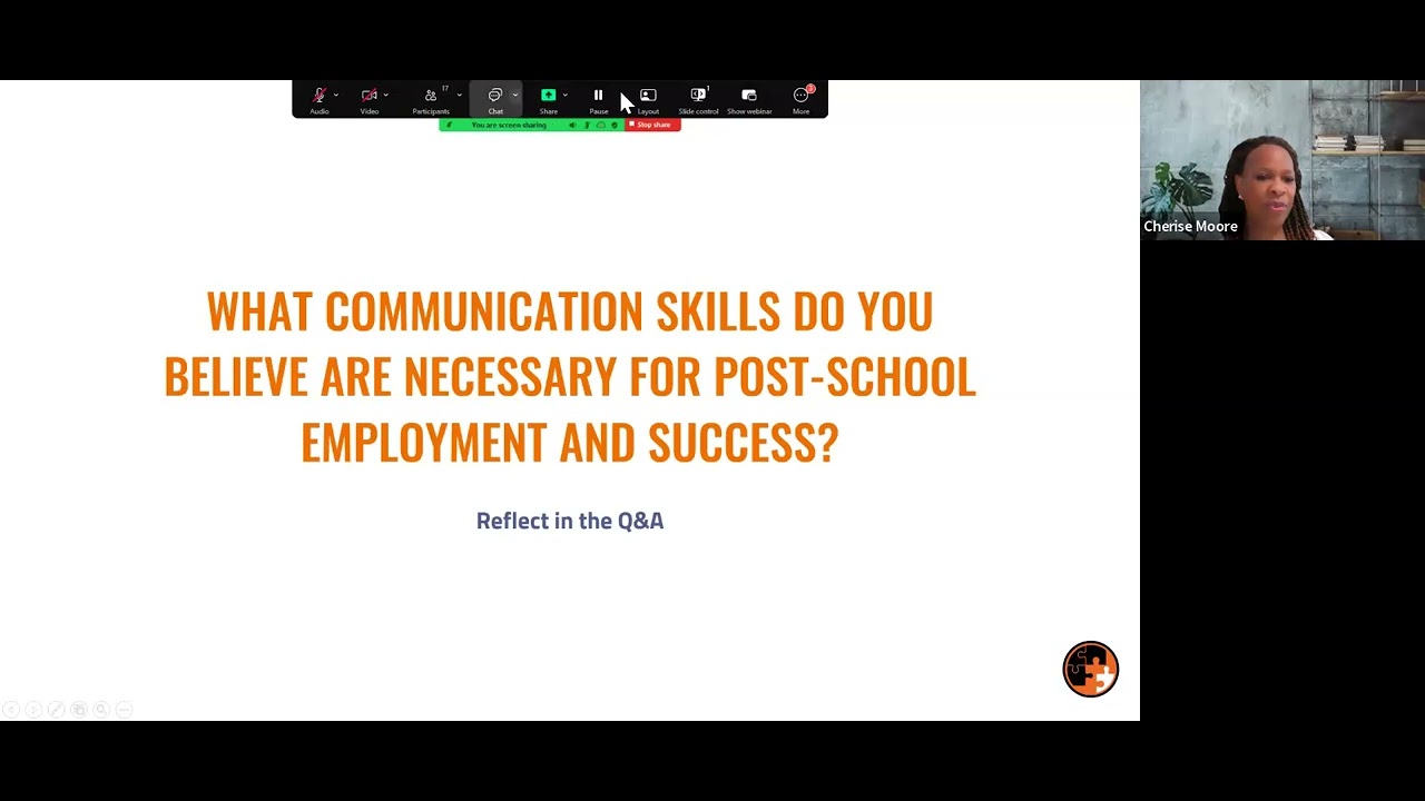 ASCEND 307: Employability Skills Webinar Series - Communication Skills