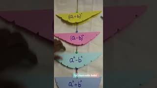 B.Ed Math TLM Part 8 #tlmideas #mathtlm #studentteacher #hanging #wallhanging #letslearnwithsalini