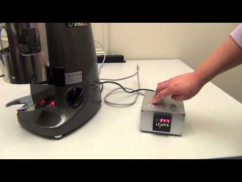 Auber J72MA Timer Demo Video (with Mazzer Super Jolly)