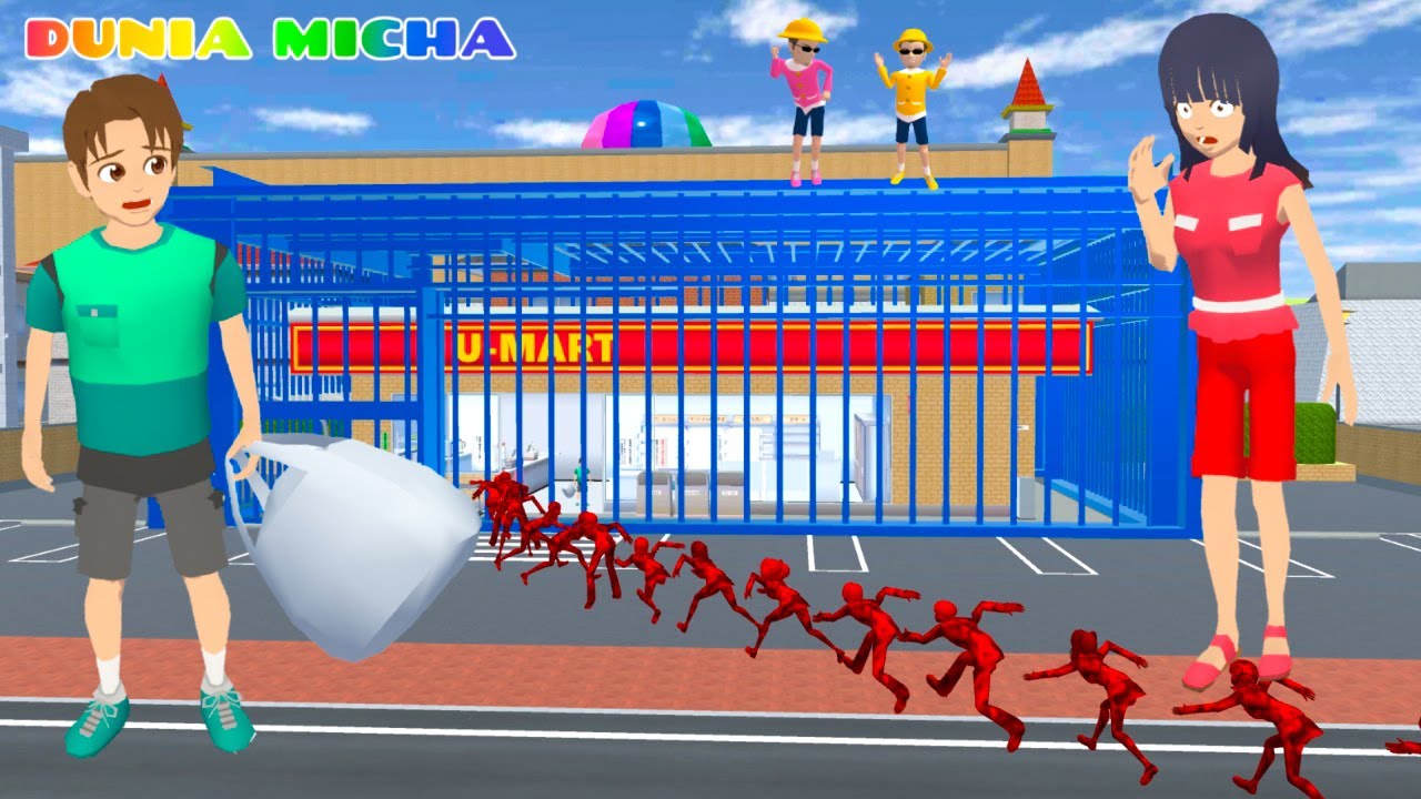 Yuta Dijadikan Tumbal Zombie Lava Karena Mio Kurus Gak Mau Makan 😡😤 Sakura School Simulator