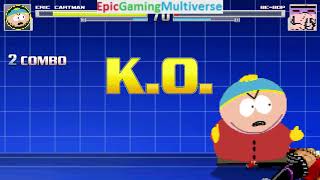 Bebop Vs Eric Cartman From The South Park Series In A Mugen Match Battle Fight