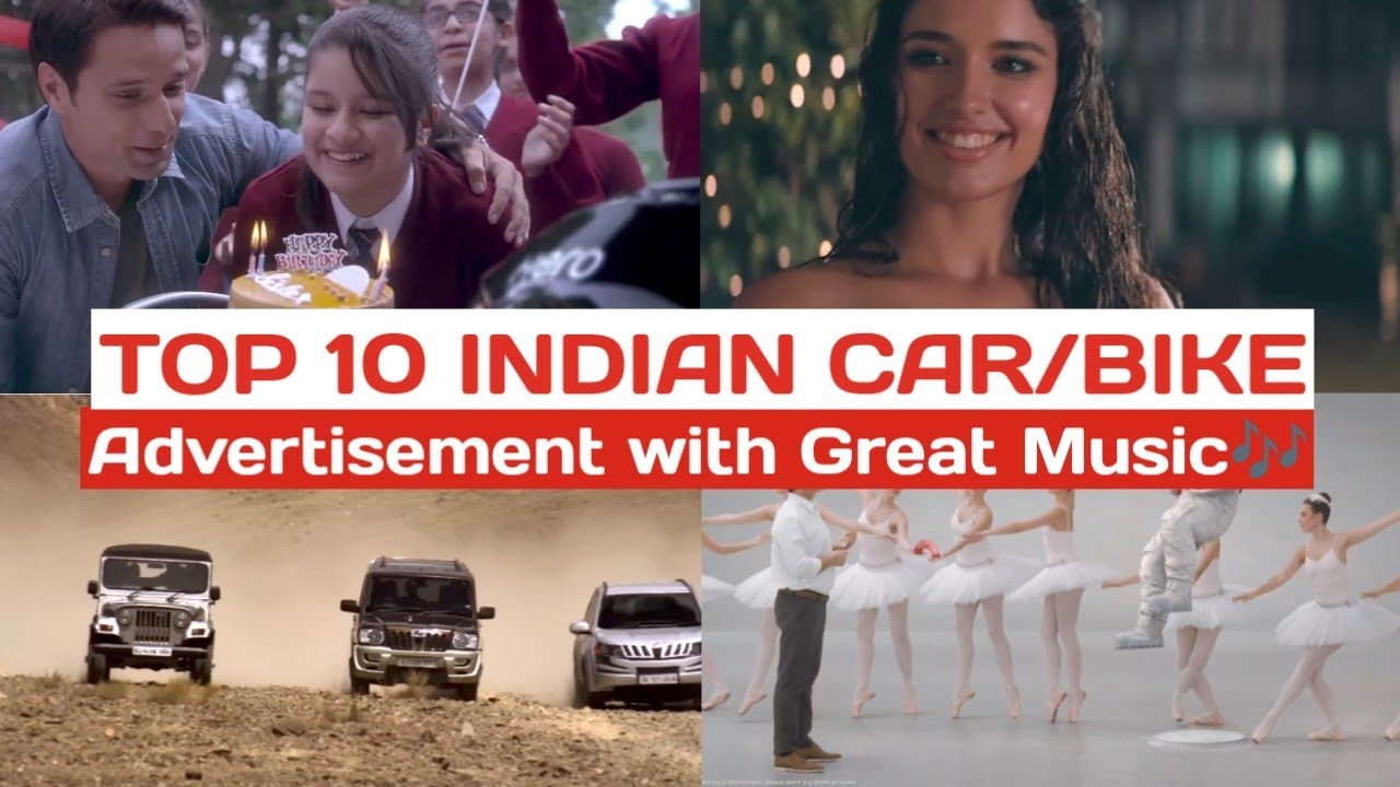 Top 10 Indian CAR/BIKE Advertisement with Great Music🎵🎶‼️