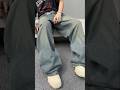 Men's Fashionable Distressed Loose Wide-Leg Jeans, Without Chain Belt #levisjeans #jeans #jeansstyle