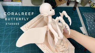 Coralreef Butterfly Standee Unboxing | BJD unboxing