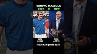 ITALY 🇮🇹 Legends 1974 World cup| EVOLUTION 1974 to 2025. #football #italyfootball #worldcup #shorts