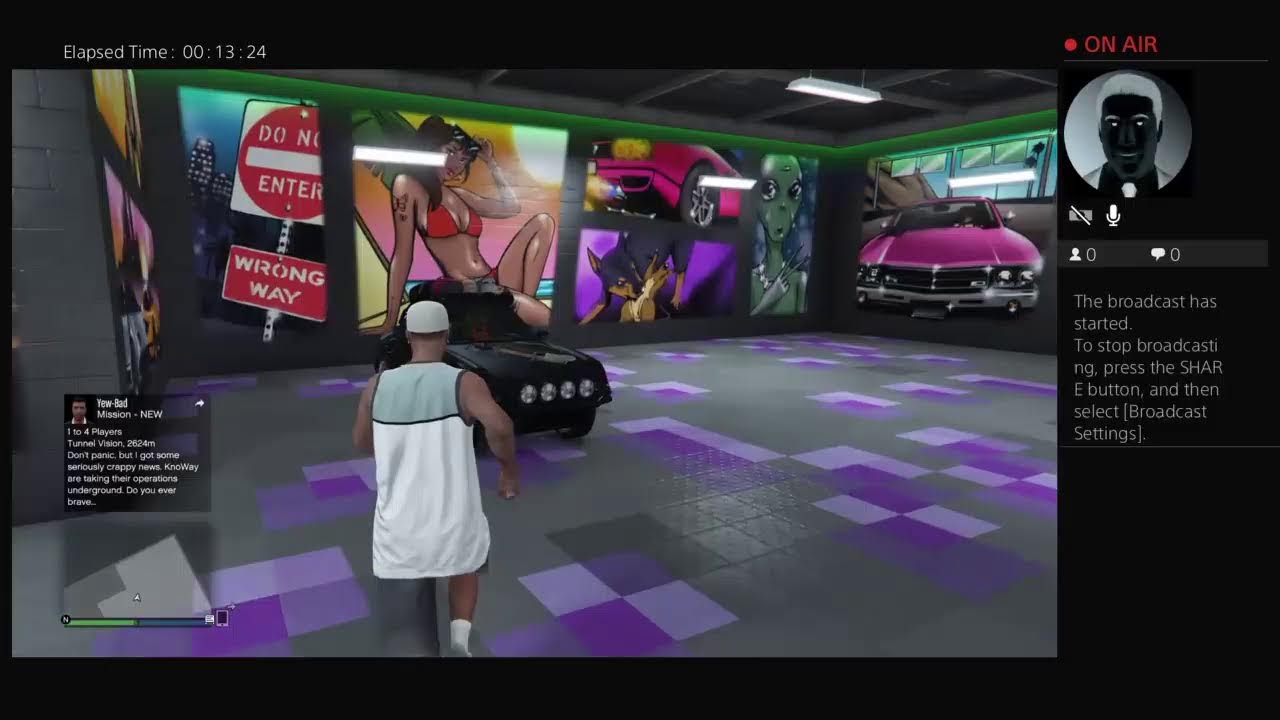 Gta v Grand theft auto 5 (hands on carwash pt4) PS4 online