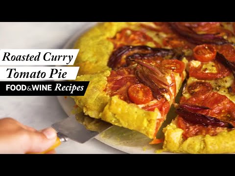 roasted-curry-tomato-pie-|-food-&-wine-recipes