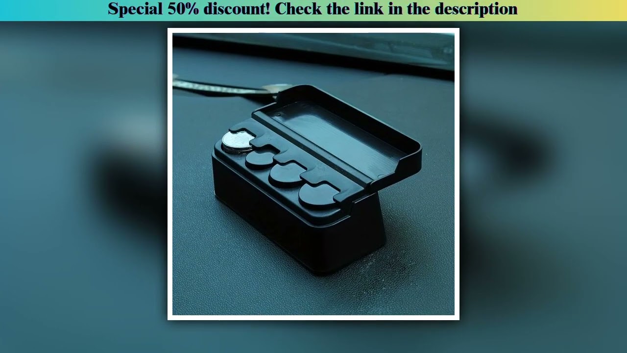 Review Car Coin Small Storage Home Dual Purpose Change Box Creative Coins Purse Euro Dispenser Holde