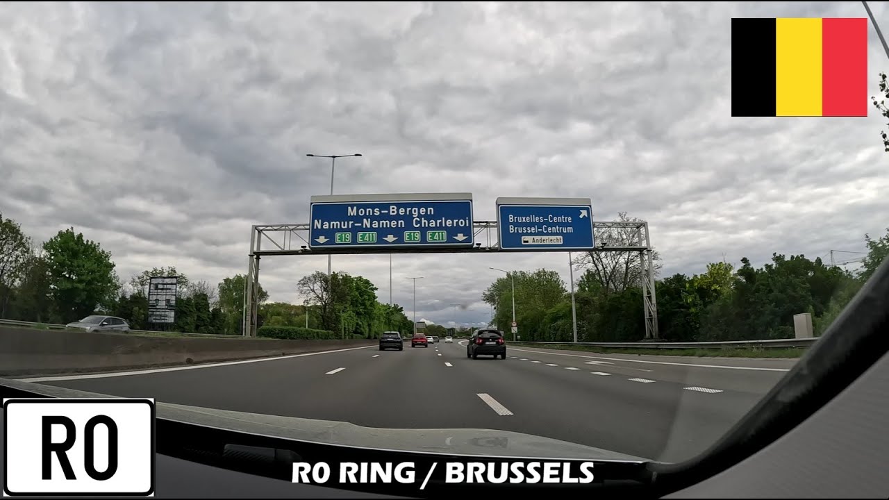 Belgium: R0 Ring Brussels Highway / Flanders to Wallonia - Wallonia to Flanders
