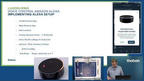 Onlineseminar LUXORliving Alexa Voice control