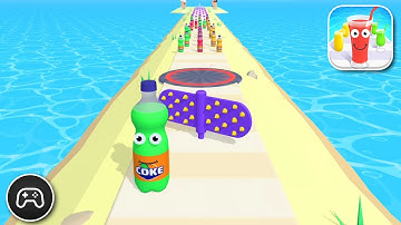 Juice Run - Gameplay Walkthrough Part 101 - Puzzle Game Levels 411-413 (iOS, Android)