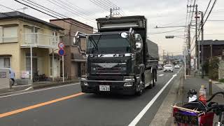 デコトラ久保田建材さんタイフォンあり