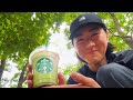 公園でスタバ飲んでみたよ