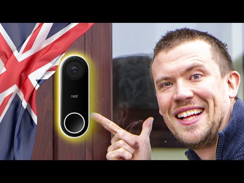 Nest Doorbell (Wired) UK Installation With No Chime into uPVC Door Frame (Smart Video Doorbell)