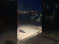 Landing at Singapore Airport at night #youtubeshorts #aviation #airport #travel