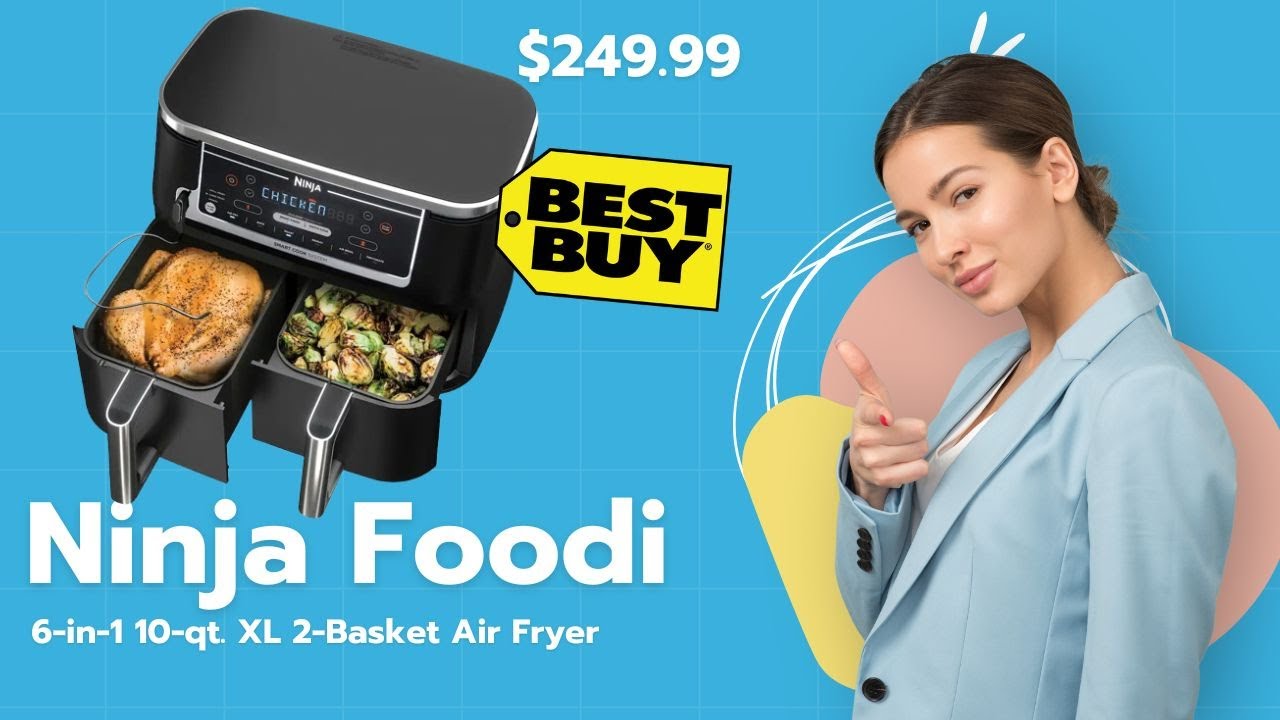 Ninja Foodi 6-in-1 XL 2-Basket Air Fryer Review | 10-Quart DualZone Smart Cook System | Buying Guide