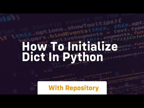 how to initialize