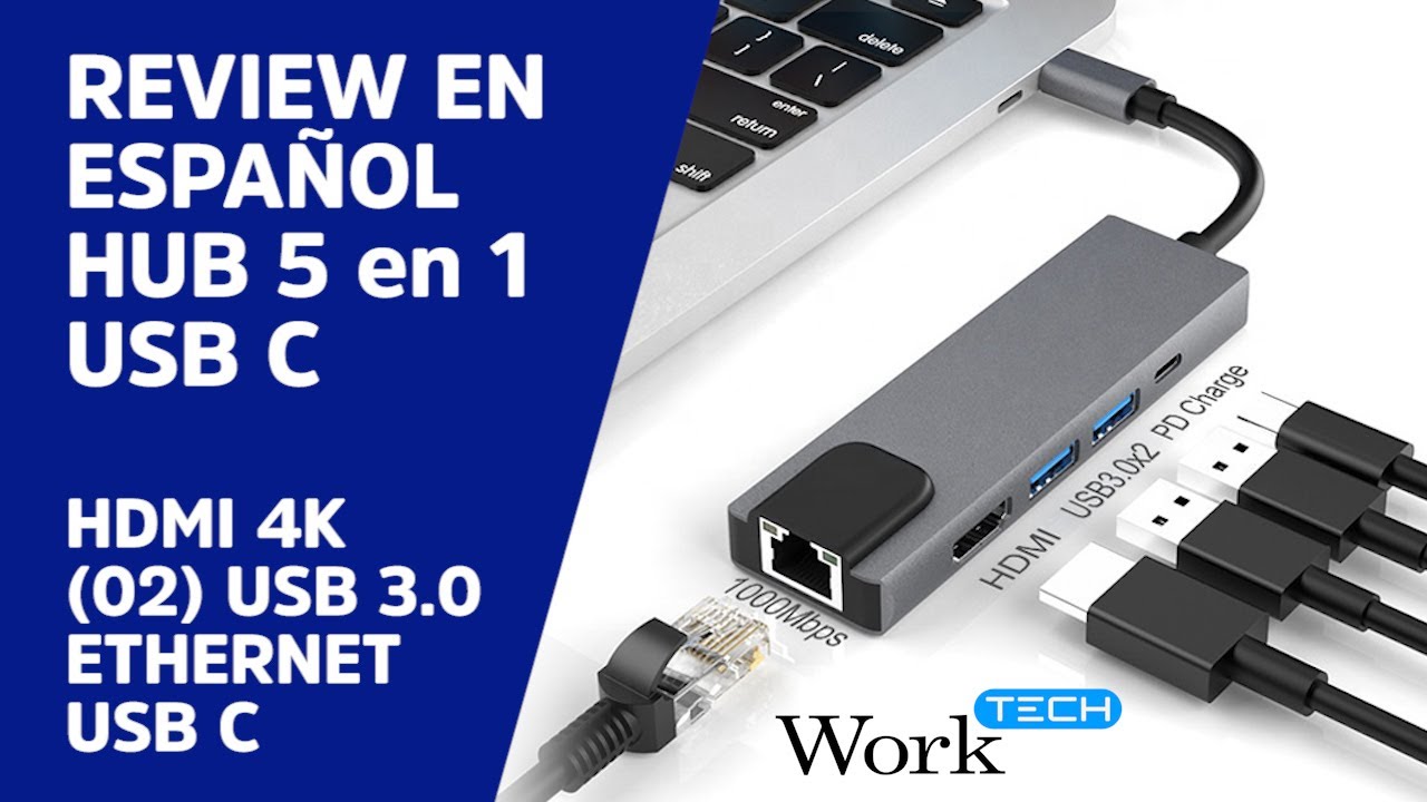 Adaptador Usb C A Hdmi 4k Celulares Notebooks DEHUKA